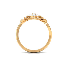 Nature Inspired Diamond Engagement Ring for Women