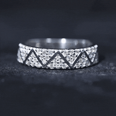 Certified Diamond Designer Wedding Band Ring