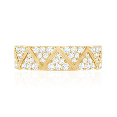 Certified Diamond Designer Wedding Band Ring