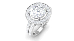 3.25 CT Classic Cubic Zirconia Engagement Ring