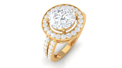 3.25 CT Classic Cubic Zirconia Engagement Ring