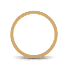 Baguette Cut Cubic Zirconia Wide Wedding Band
