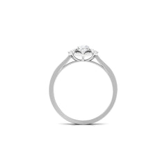 1.25 CT Vintage Inspired Zircon Flower Engagement Ring
