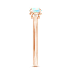 Certified Real Ethiopian Opal October Birthstone Ring
