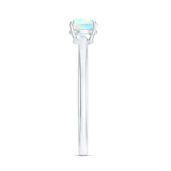 Certified Real Ethiopian Opal October Birthstone Ring