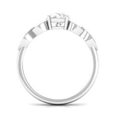 1.50 CT Classic Round Zircon Solitaire Engagement Ring in Gold
