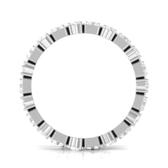 Zircon Wedding Anniversary Eternity Ring