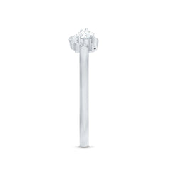 Brilliant Cut Moissanite Infinity Promise Ring for Her