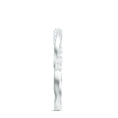 Certified Real Diamond Twisted Eternity Ring