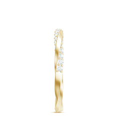 Certified Real Diamond Twisted Eternity Ring
