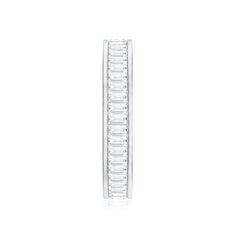 Baguette Cut Diamond Eternity Band in Channel Setting