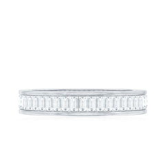 Baguette Cut Diamond Eternity Band in Channel Setting