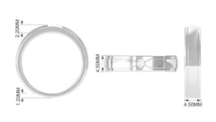 Certified Real Mens Diamond Band Ring