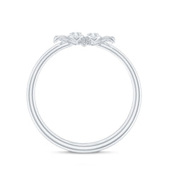 Brilliant Cut Diamond Flower Promise Ring
