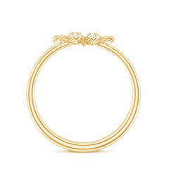 Brilliant Cut Diamond Flower Promise Ring