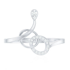 Natural Diamond Minimalist Promise Ring for Her