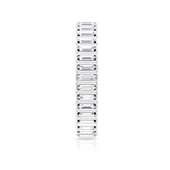 Natural Baguette Diamond Eternity Wedding Band
