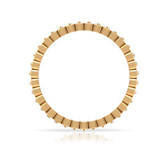 Natural Baguette Diamond Eternity Wedding Band