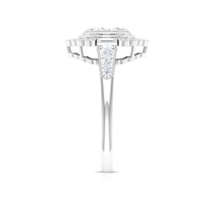 Diamond Vintage Illusion Engagement Ring
