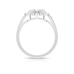 Diamond Vintage Illusion Engagement Ring