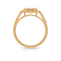 Diamond Vintage Illusion Engagement Ring