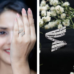 Certified Diamond Statement Ring in Prong Setting