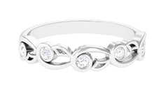 Contemporary Diamond Band Ring for Women