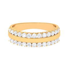 Certified Real Diamond Wedding Band Ring for Women
