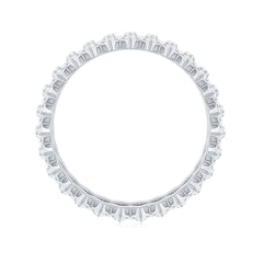 Certified Wide Moissanite Designer Wedding Band