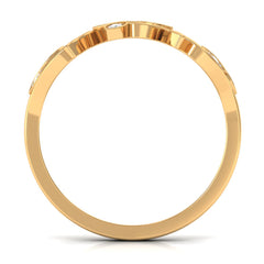 Nature Inspired Diamond Vine Ring for Women