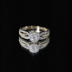 Vintage Looking Moissanite Engagement Ring For Women