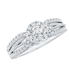 Vintage Looking Moissanite Engagement Ring For Women