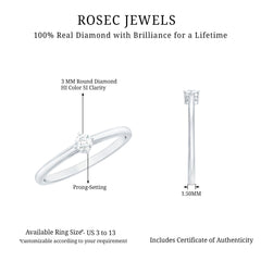 Diamond Promise Ring For Her