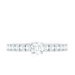 Natural Diamond Promise Ring for Engagement