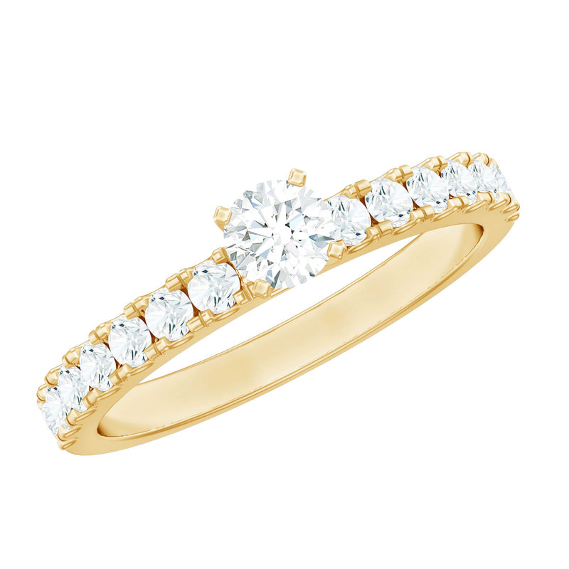 Natural Diamond Promise Ring for Engagement