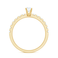 Natural Diamond Promise Ring for Engagement