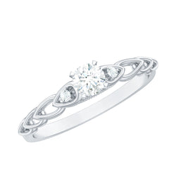 Real Diamond Minimal Promise Ring
