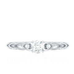 Real Diamond Minimal Promise Ring