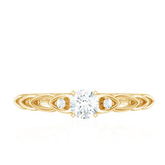 Real Diamond Minimal Promise Ring