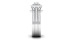 Zircon Statement Bridal Ring Set of 3
