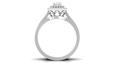Zircon Statement Bridal Ring Set of 3