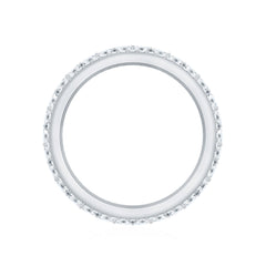 Certified Marquise Moissanite Wedding Band