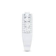 Certified Moissanite Wedding Anniversary Band Ring for Women