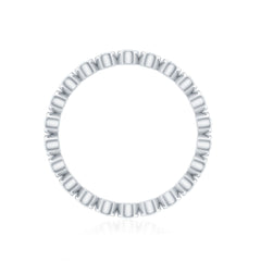 Real Diamond Eternity Ring in Bezel Setting