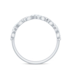 Certified Diamond Infinity Band Ring