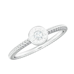Illusion Set Diamond Promise Ring