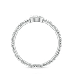 Illusion Set Diamond Promise Ring