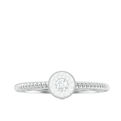 Illusion Set Diamond Promise Ring