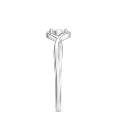 Certified Real Diamond Minimal Promise Ring for Women