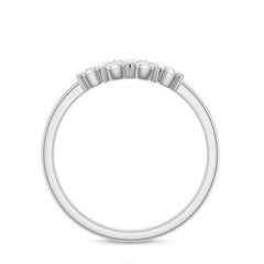 Natural Diamond Cluster Promise Ring for Women